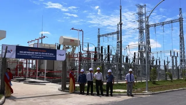 The transformer station of TTC solar power plant No. 2. (Photo: VNA)