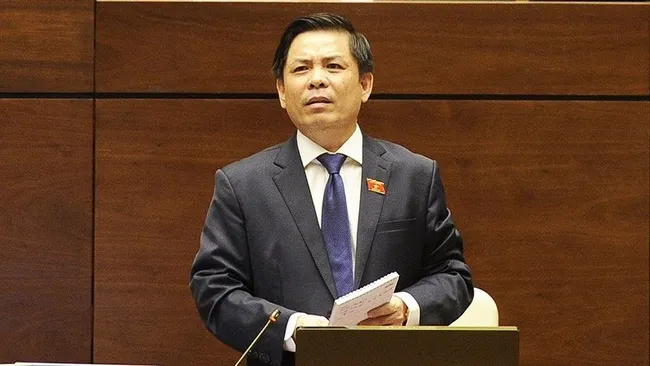 Minister of Transport Nguyen Van The speaks at the National Assembly’s Q&A session on June 5 (Photo: NDO/ Dang Khoa)