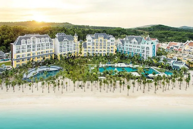 A general view of the JW Marriott Phu Quoc Emerald Bay resort