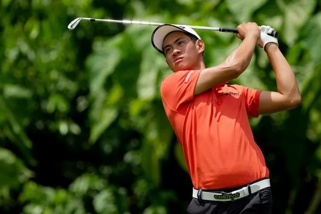 Truong Chi Quan will be one of Vietnam's representatives at the upcoming Southeast Asian Amateur Golf Team Championship on July 24 to 27 in Vinh Phuc province. — (Photo: golfplus.vn)