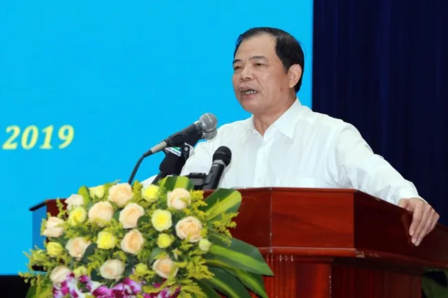 Minister of Agriculture and Rural Development Nguyen Xuan Cuong speaks at the conference in Tam Ky city, Quang Nam province, on September 7 (Photo: VNA)
