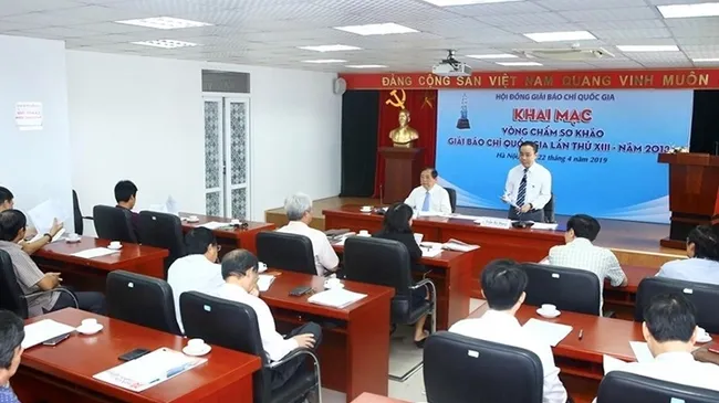 A jury council has been established for preliminary judgment of entries submitted to the National Press Awards. (Photo: VNA)