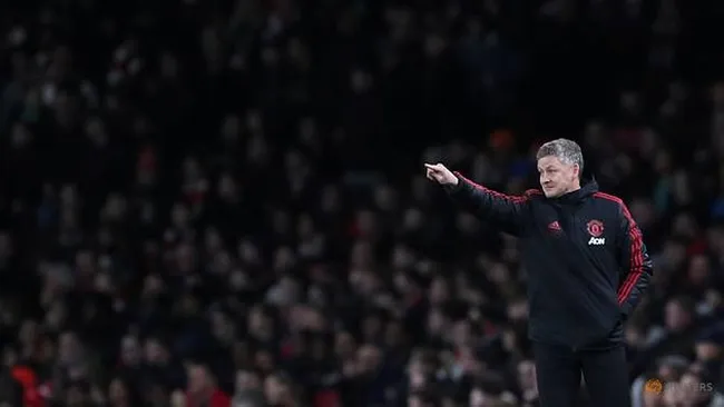 FA Cup Fourth Round - Arsenal v Manchester United - Emirates Stadium, London, Britain - January 25, 2019 Manchester United interim manager Ole Gunnar Solskjaer during the match. (Reuters)