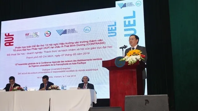 The 13th plenary session of the CONFRASIE opens in Ho Chi Minh City on May 7. (Photo: vnuhcm.edu.vn)