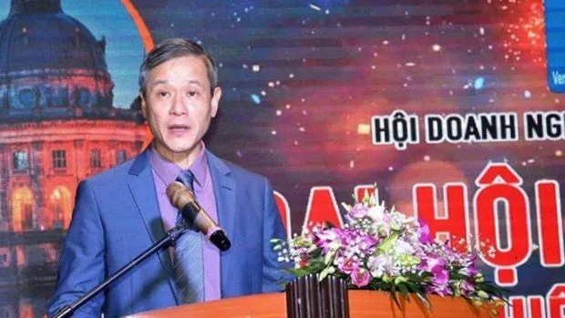 Vietnamese Ambassador to Germany Nguyen Minh Vu speaks at the event. (Photo: VNA)