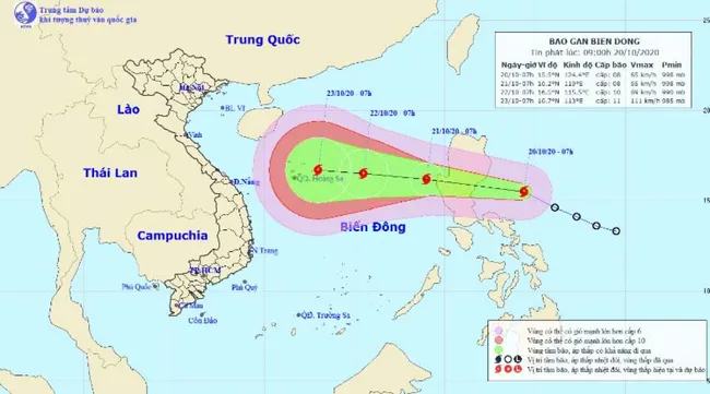 Another strong tropical storm is heading towards Vietnam's central coast.