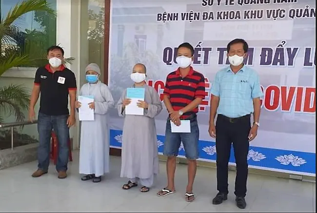Four patients were declared as recovered on September 8 at the Quang Nam Regional General Hospital.