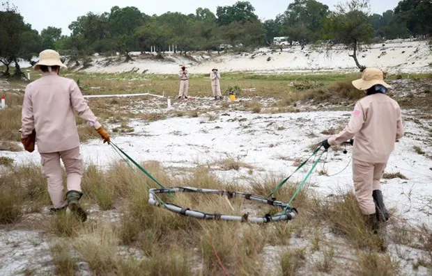 As of September 2020, around 187 million sq.m of Quang Tri land freed from bombs and mines (Source: VNA)