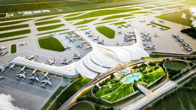A rendering of Long Thanh Airport (Source: ACV)