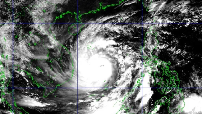 Satellite image of Storm Molave. (Source: nchmf.gov.vn)