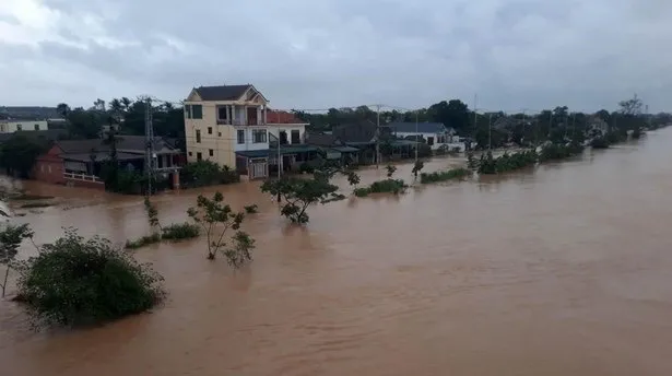 Recent flooding in Dong Thanh ward of Dong Ha city, central Quang Tri province (Photo: VNA)