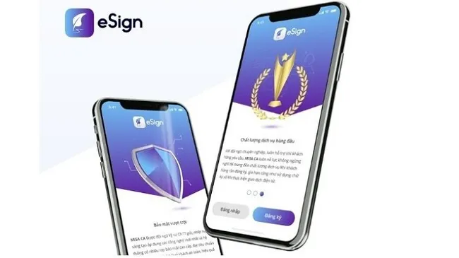MISA has successfully developed eSign – the first non-USB digital signature in Vietnam. (Photo: esign.vn)