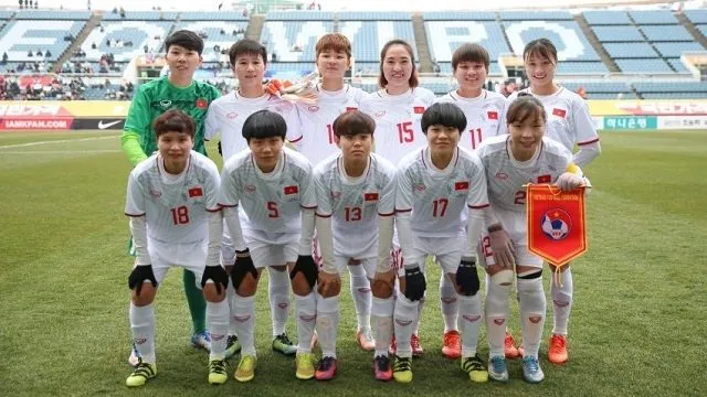 Vietnamese women’s team are preparing to face strong rivals Australia for a ticket to Tokyo 2020. (Photo: Vietnam Football Federation)