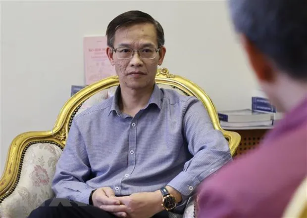 First Secretary Ly Tien Hung of the education section under the Vietnamese Embassy in Russia (Photo: VNA)