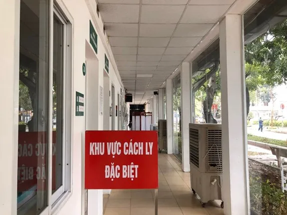 An isolation area in HCM City. (Photo: qdnd.vn)