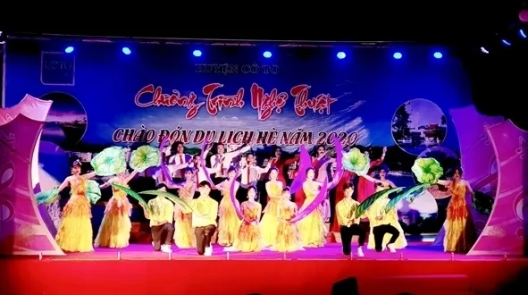The opening ceremony of the Co To summar tourism week