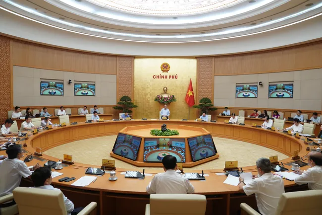 Prime Minister Nguyen Xuan Phuc at the meeting (Photo: VPG)