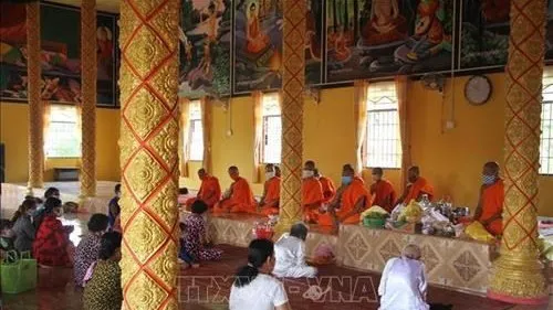 At a pagoda in Soc Trang (Photo: VNA)