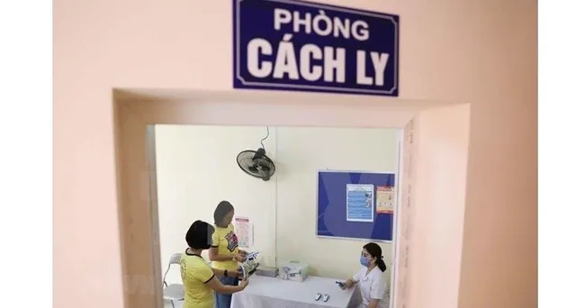 A quarantine room is set up in a Hanoi school (Photo: VNA)