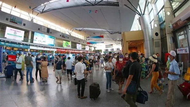 At Da Nang International Airport (Photo:VNA)