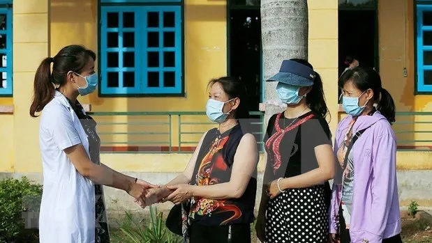 Citizens complete their quarantine duration at a facility (Photo: VNA)