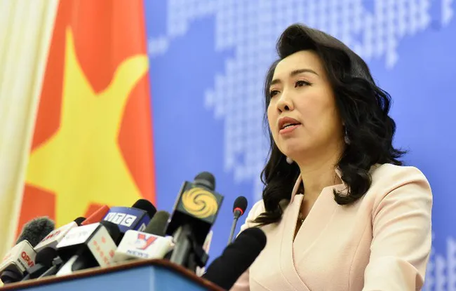 Foreign Ministry spokesperson Le Thi Thu Hang