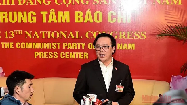 Head of the Party Central Committee’s Commission for External Relations Hoang Binh Quan (Photo: Duy Linh)