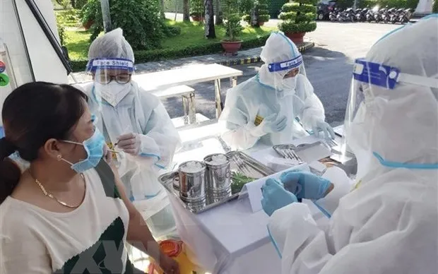 COVID-19 vaccination (Photo: VNA)