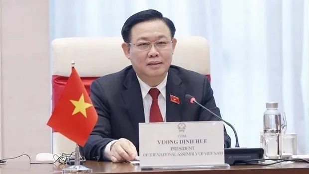 Chairman of the Vietnamese National Assembly Vuong Dinh Hue (Photo: VNA)