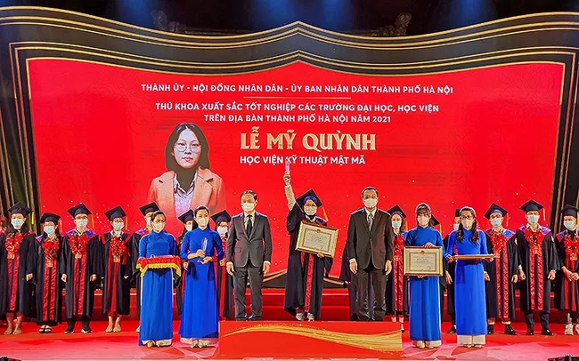 At the ceremony