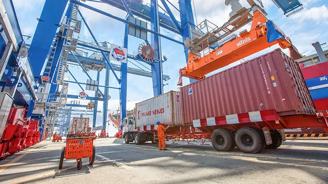 Cat Lai Port in Ho Chi Minh City