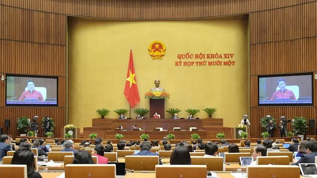 The third working day of 14th National Assembly’s 11th session. (Photo: quochoi.vn)