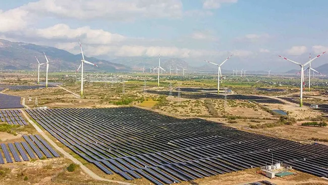 Vietnam’s biggest wind power plant operational in Ninh Thuan province.