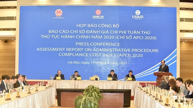 Minister Mai Tien Dung speaking at the conference (Photo: VGP)