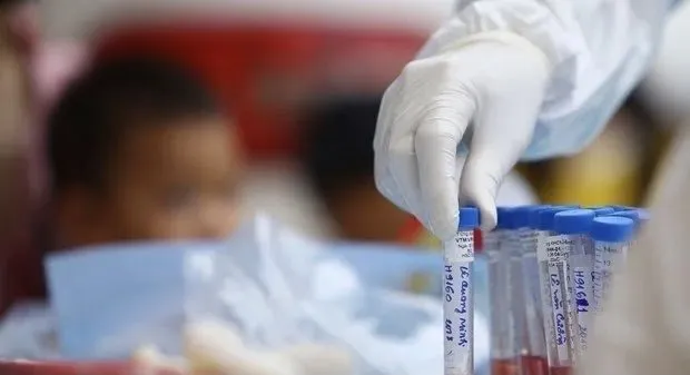 Samples collected for COVID-19 testing (Photo: VNA)