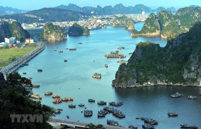 Ha Long Bay in Quang Ninh province