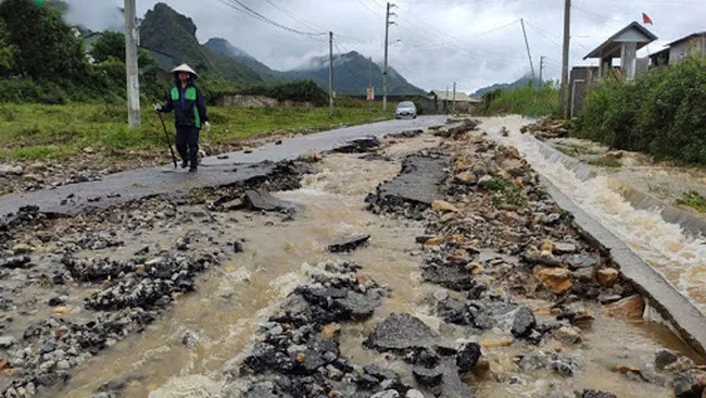 The possibility of flash floods, landslides and flooding warned in Northern mountainous provinces. (Illustrative image)