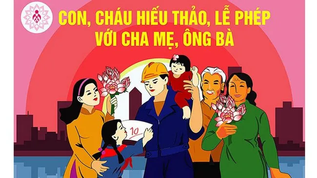 The cultural values of Vietnamese families have been raised among the whole society. (Photo: Ministry of Culture, Sports and Tourism)