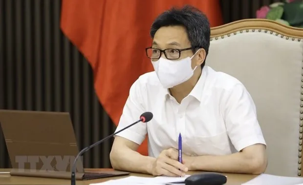 Deputy Prime Minister Vu Duc Dam at the meeting (Photo: VNA)