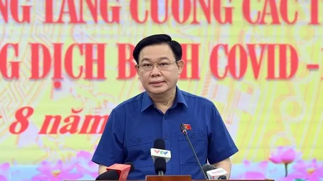 National Assembly Chairman Vuong Dinh Hue (Photo: Duy Linh)