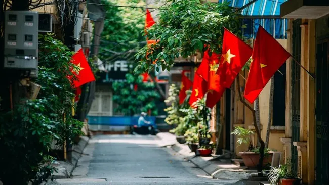 Hanoi celebrates National Day during social distancing period due to COVID-19.
