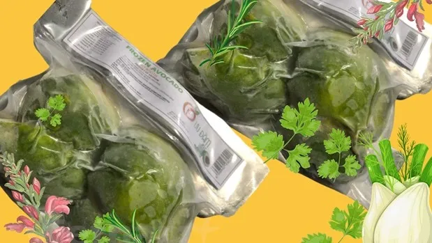 Vietnamese frozen avocados (Photo: VNA)