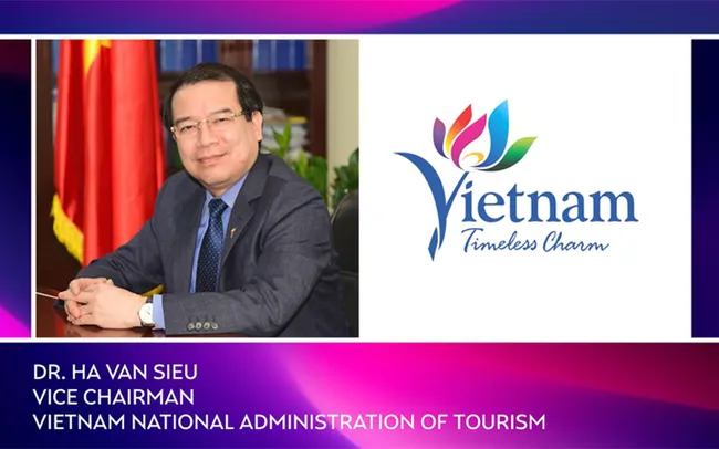 Deputy head of the Vietnam National Administration of Tourism Ha Van Sieu interviews with (part 1).