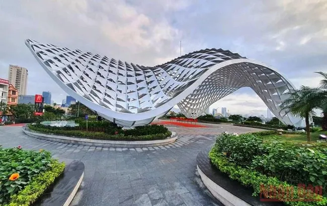 A view of the APEC Statue Park expansion project. (Photo: NDO/Anh Dao)