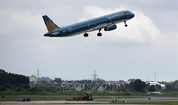 A plane of Vietnam Airlines (Photo: VNA)