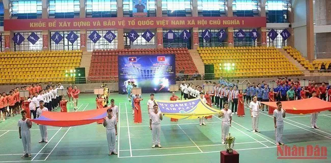 Participants at the opening ceremony.