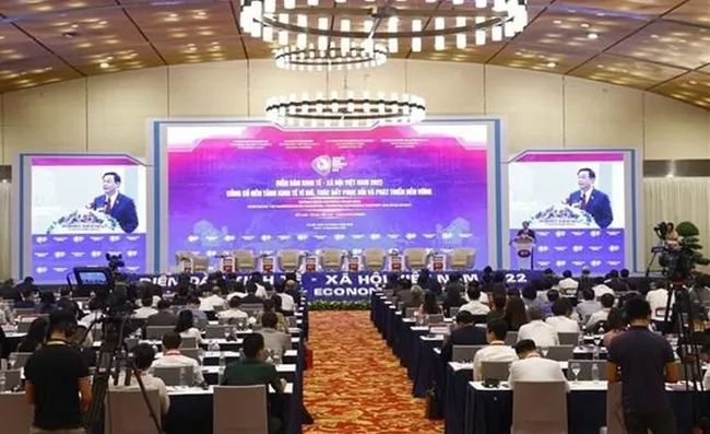 An overview of 2022 Socio-Economic Forum (Photo: VNA)