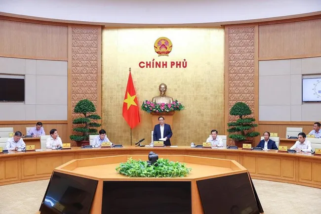 The Government’s meeting in Hanoi on October 29. (Photo: VGP)