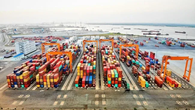 Nam Dinh Vu Port in Hai Phong.