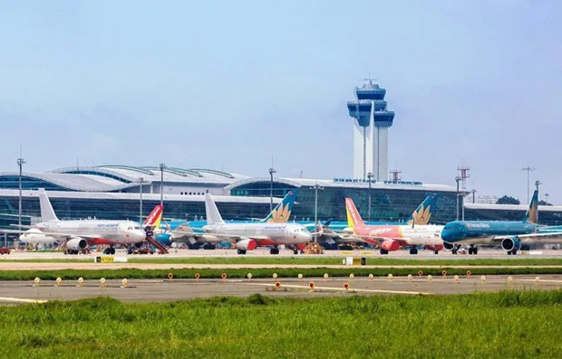 Planes park at Tan Son Nhat International Airport in Ho Chi Minh City (Photo: VNA)